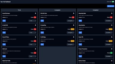 A team dashboard demo, written in Nuxt 3 / Vue 3, using Pinia for state management and Tailwind for styling.